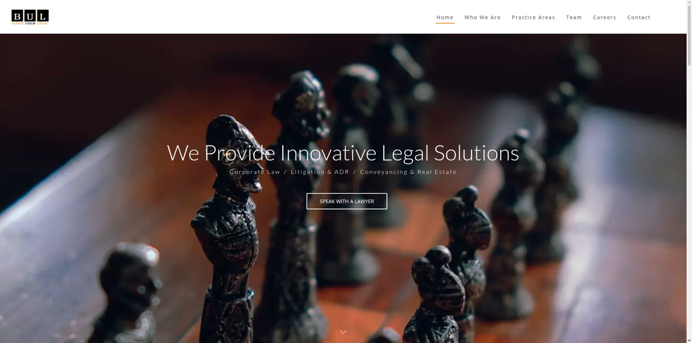 Bibian Urum Legal website